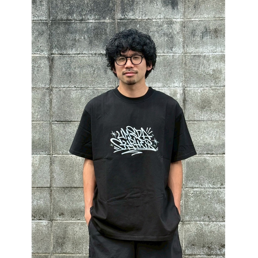 限定　新品　梅田サイファー　テークエム　PSD　Tシャツ　青　XL 当店限定】KZ (from 梅田サイファー)x HYPOCRITE / WIDE T-SHIRT
