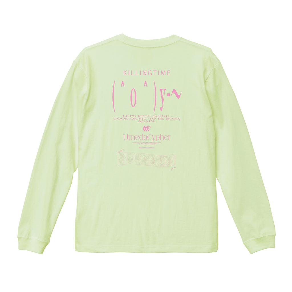 KILLING TIME L/S Tee [MILKY LIME]