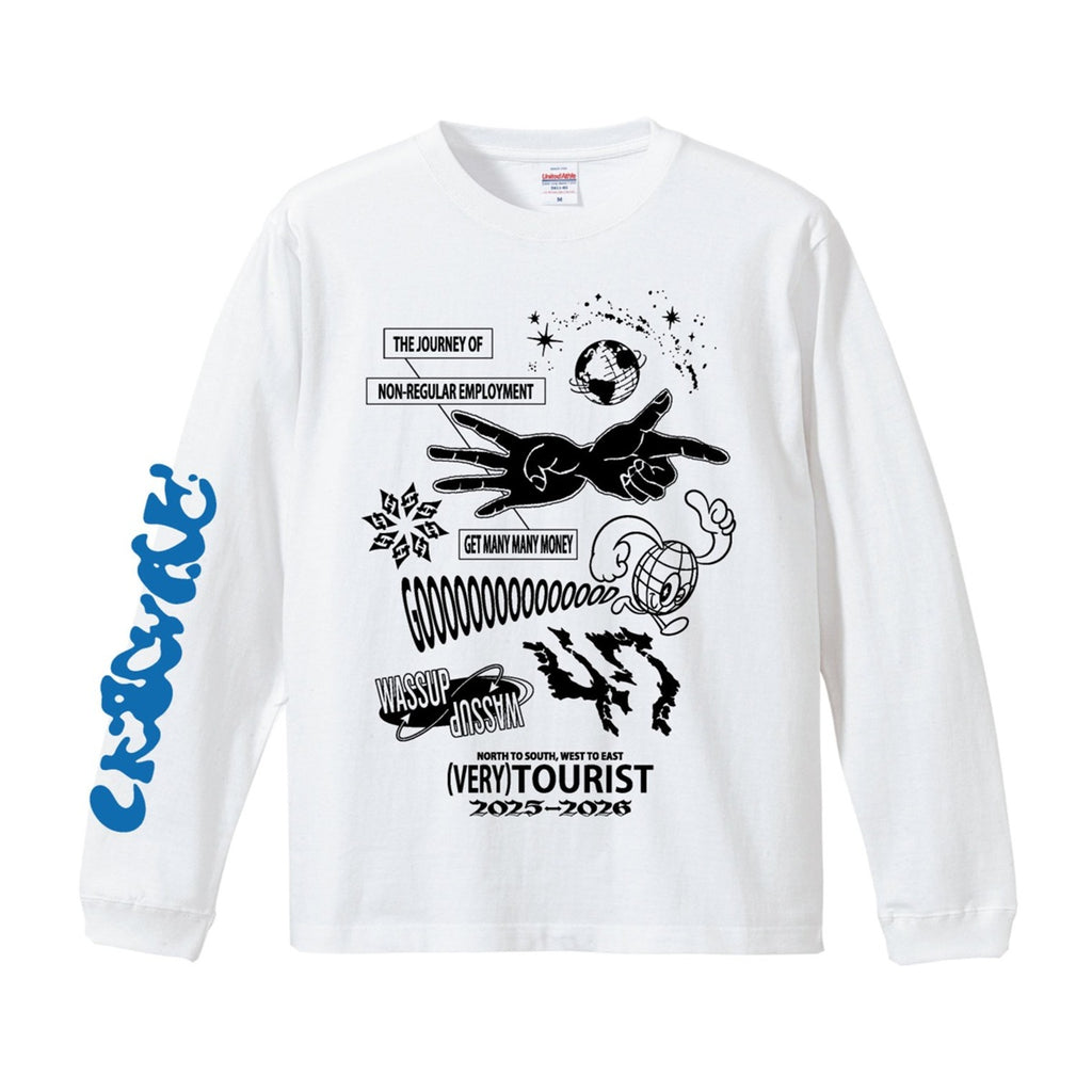 GET MONEY 47 L/S Tee [WHITE] – UMEDACYPHER OFFICIAL GOODS STORE