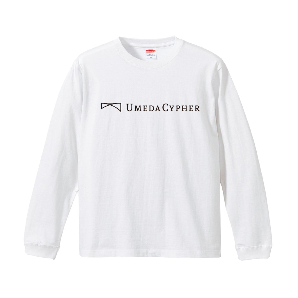 ALWAYS OUT OF STOCK EMBLEM L/S TEE-WHITE