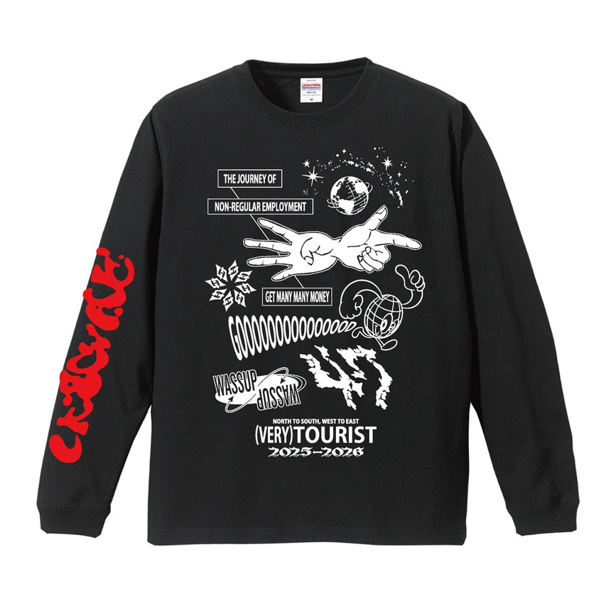 GET MONEY 47 L/S Tee [BLACK]