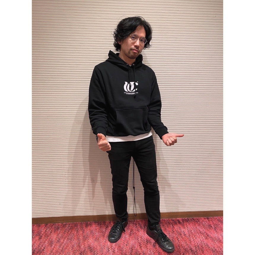 UC NEW LOGO HOODIE [BLACK]